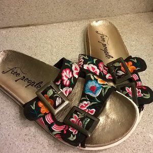 Free People Bali Footbed Sandals 8.5